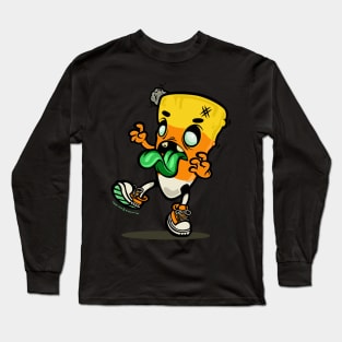 Zombie Halloween Candy Corn Long Sleeve T-Shirt